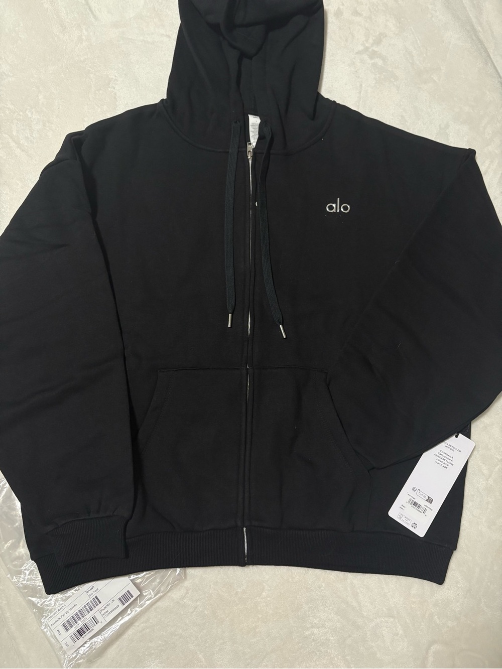 Accolade Full Zip hoodie - black (unisex)